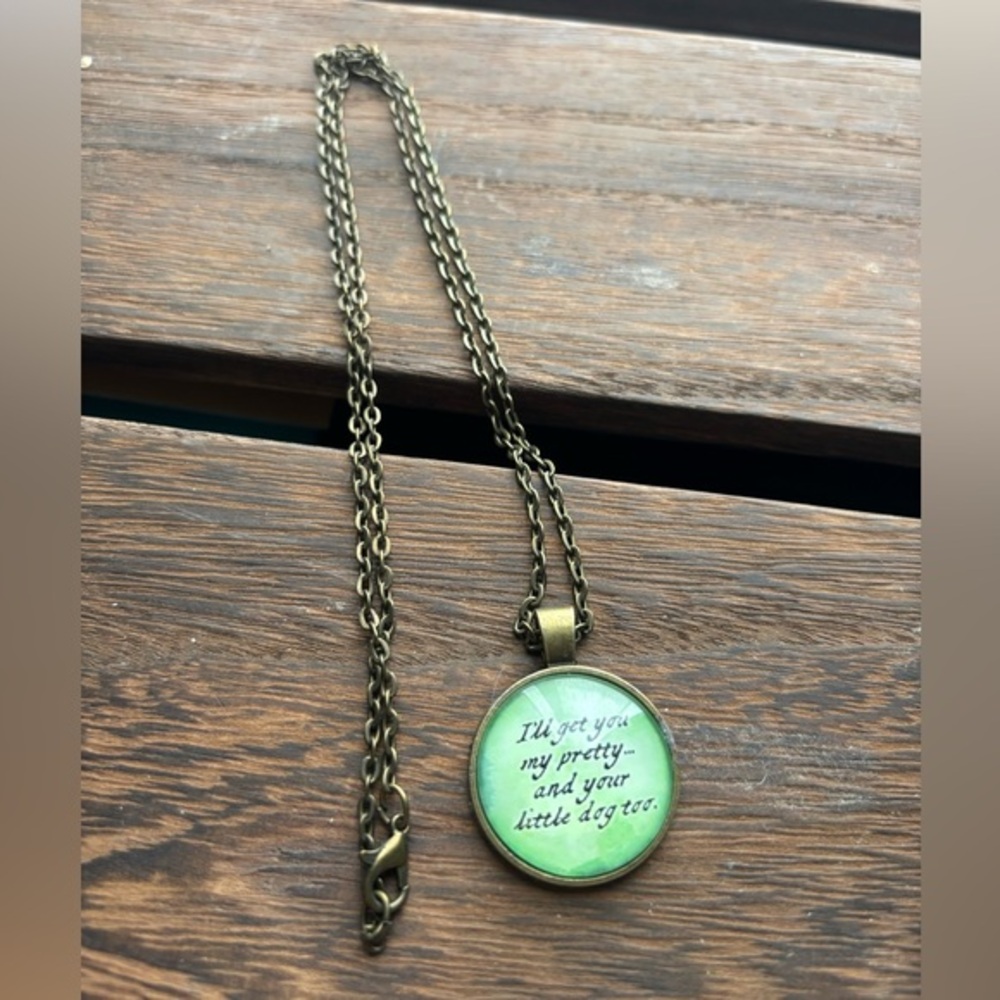 Wicked Witch Pendant Necklace